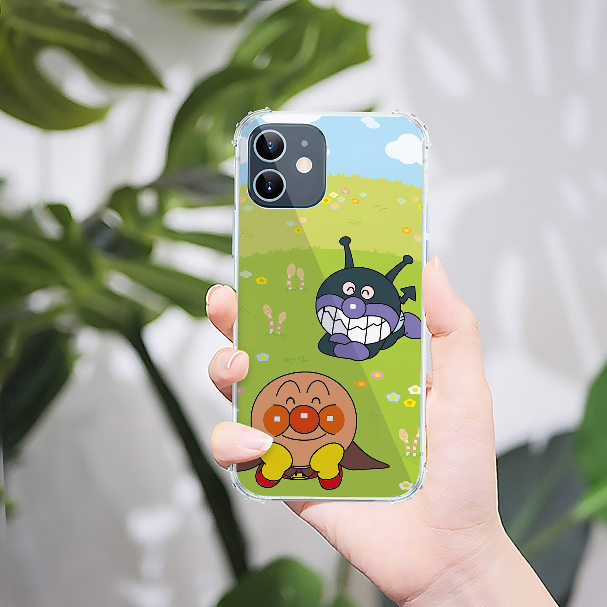 アンパンマン Anpanman 【iPhone 12シリーズ対応】透明スマホケース（クリアソフトケース）